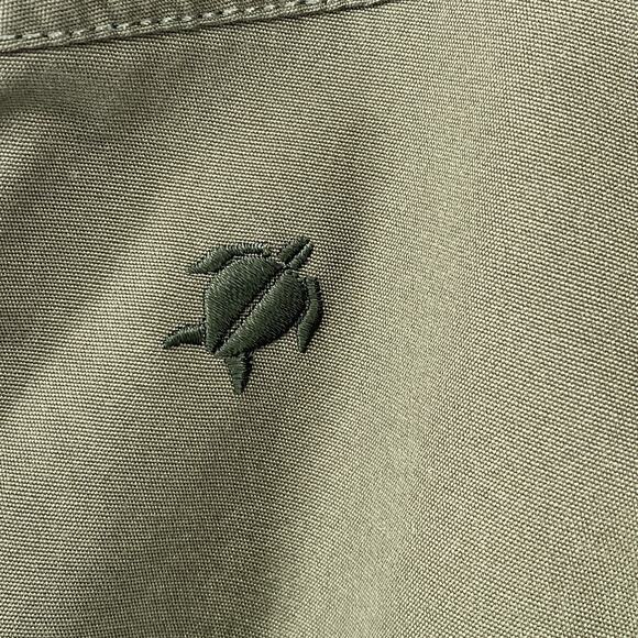 LAIRD Pants Mens 34 Performance Hiking Ankle Zip Drawstring Cotton Blend Green - Picture 8 of 16